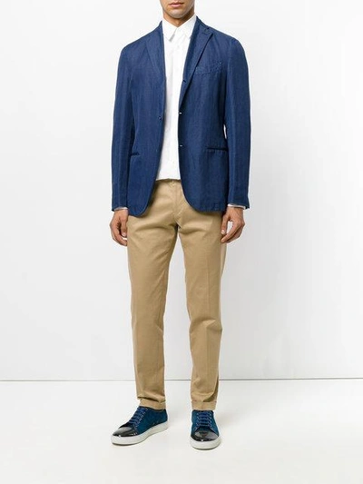 Aspesi Pointed Collar Cotton Shirt In White