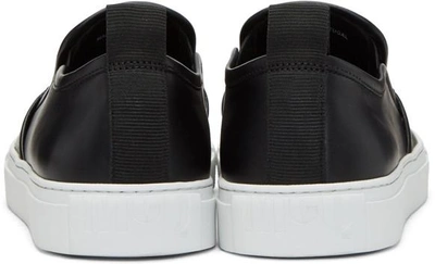 Shop Mcq By Alexander Mcqueen Mcq Alexander Mcqueen Black Studded Chris Slip-on Sneakers In 1000 - Black