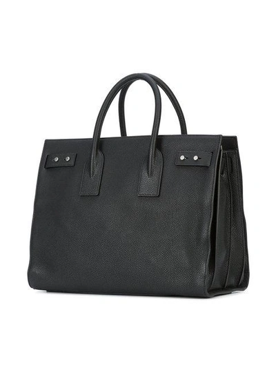 Shop Saint Laurent Large Sac De Jour Souple Tote In Black