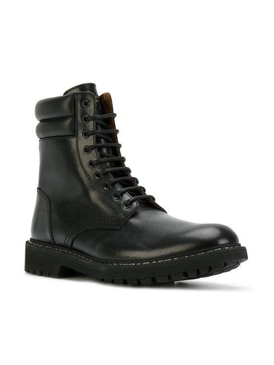 Shop Givenchy Lace-up Army Boots