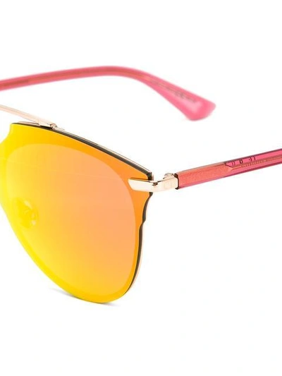 Shop Dior Reflected Sunglasses In Pink