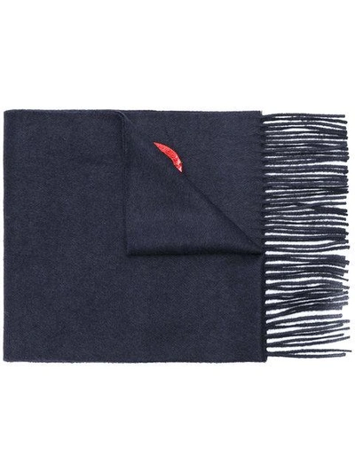 Shop Gucci Loved Scarf In Blue