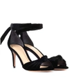 ALEXANDRE BIRMAN NEW CLARITA MIDI VELVET PUMPS,P00268996