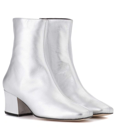 Shop Dorateymur Sybil Leek Leather Ankle Boots