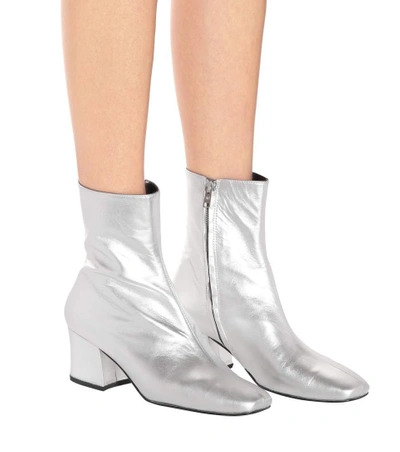 Shop Dorateymur Sybil Leek Leather Ankle Boots