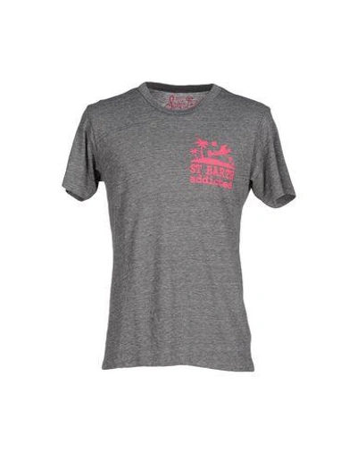 Shop Mc2 Saint Barth T-shirts In Grey