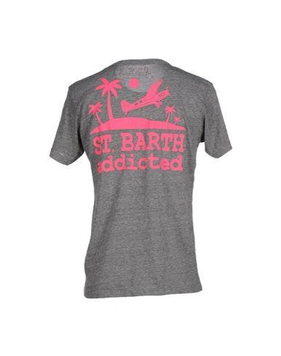 Shop Mc2 Saint Barth T-shirts In Grey