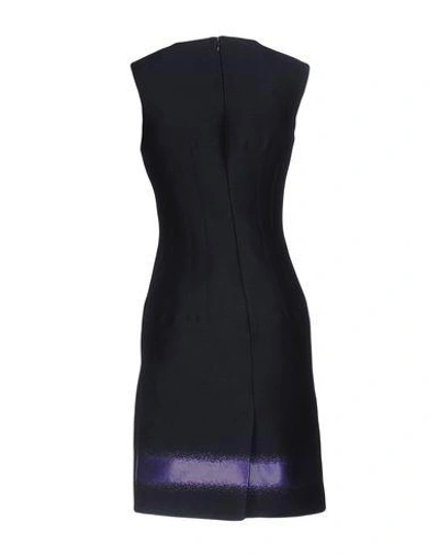 Shop Balenciaga Evening Dress In Dark Blue
