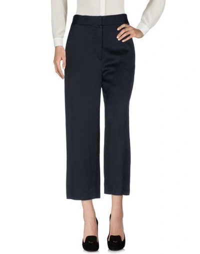Shop The Row Casual Pants In Dark Blue