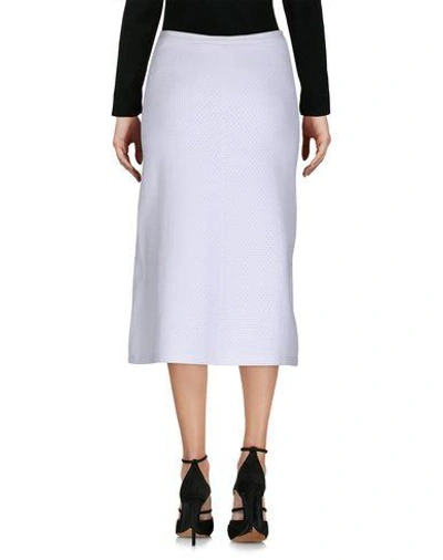 Shop Victoria Beckham Midi Skirts In White