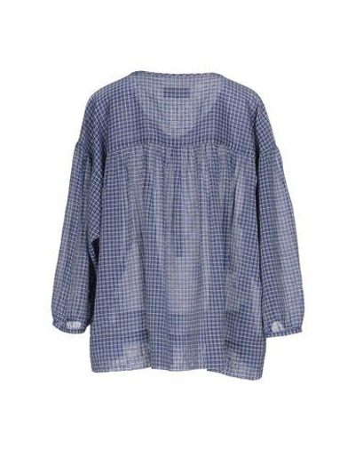 Shop Lanvin Shirts In Blue