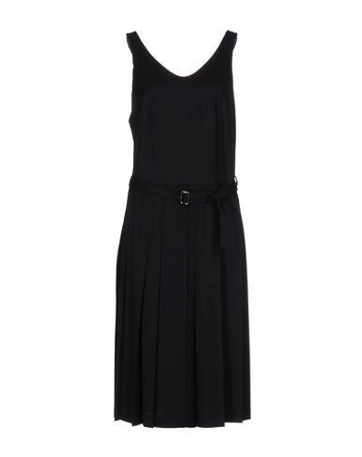 Shop Comme Des Garçons Knee-length Dress In Black