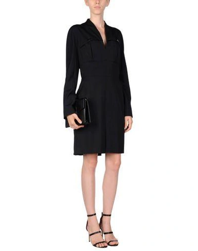 Shop Dior Short Dress In Black