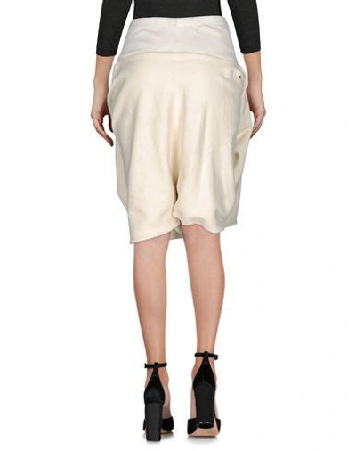 Shop Rick Owens Midi Skirts In White