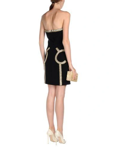 Shop Moschino Short Dresses In Black