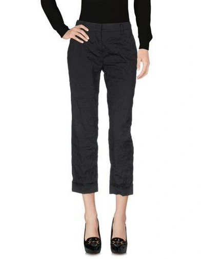 Shop Prada 3/4-length Shorts In Steel Grey