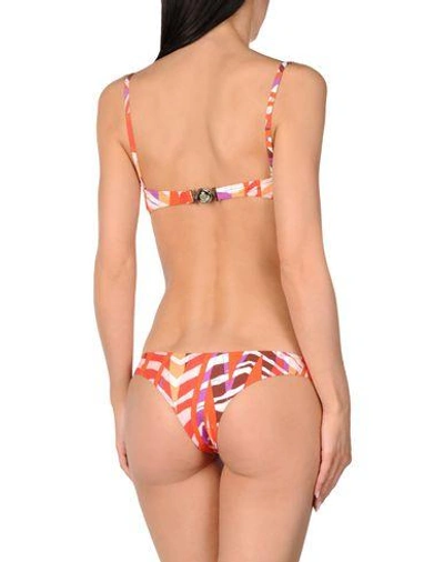 Shop Emilio Pucci Bikini In Orange