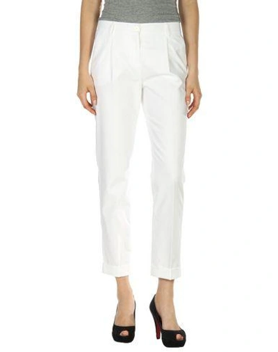 Dolce & Gabbana Pants In Bianco Ottico
