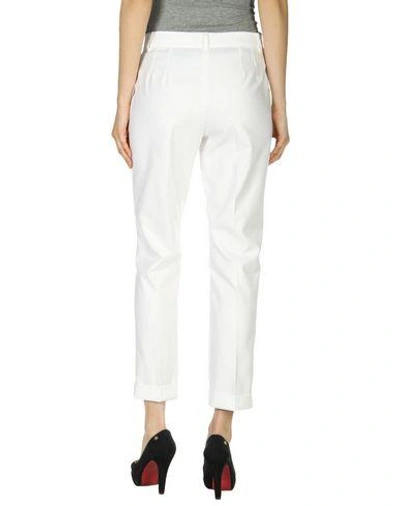 Shop Dolce & Gabbana Woman Pants White Size 8 Cotton, Elastane