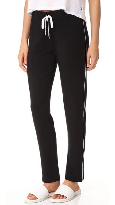 Beyond Yoga X Kate Spade New York Tuxedo Piped Sweatpants In Black