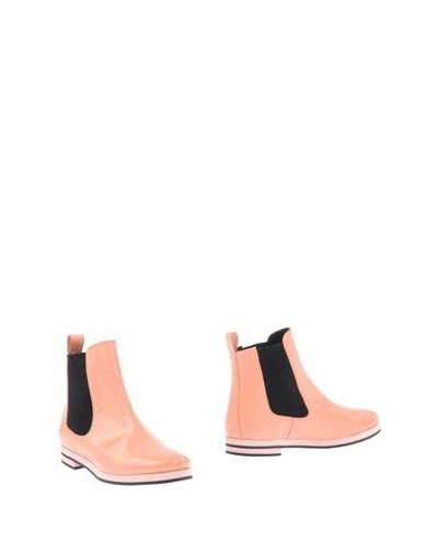 Shop Sonia Rykiel Ankle Boot In Salmon Pink