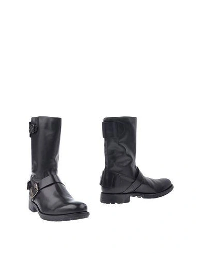 Shop Hogan Knee Boots In Black