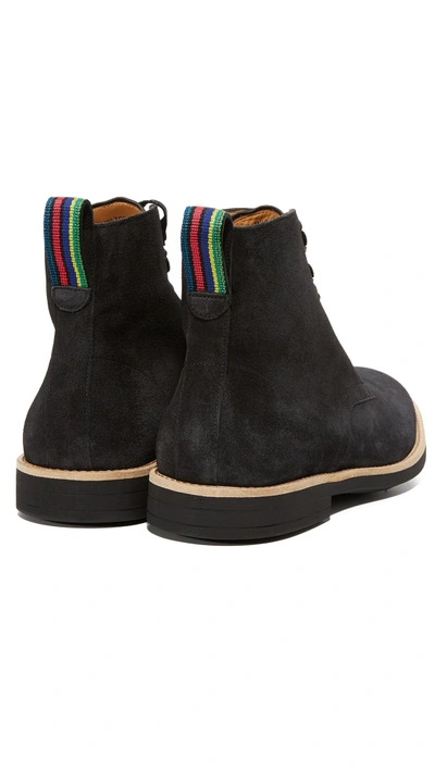 Shop Ps By Paul Smith Hamilton Suede Boots In Black