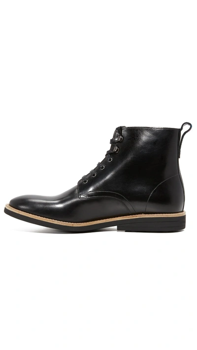 Shop Ps By Paul Smith Hamilton Leather Boots In Black