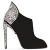 GIUSEPPE ZANOTTI GIUSEPPE ZANOTTI - GIUSEPPE FOR JENNIFER LOPEZ: BLACK SUEDE BOOT WITH CRYSTALS GERTIE,LJI770000113