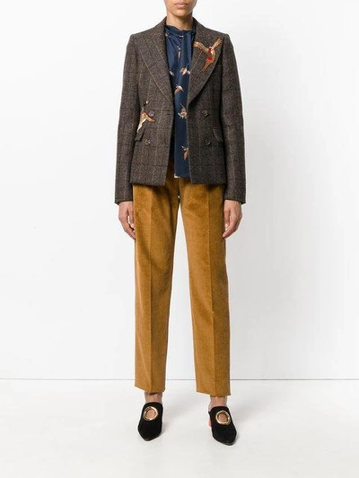 Shop Mulberry Straight Leg Trousers