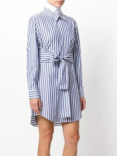 Shop Alexander Wang T Striped Shirt Dress