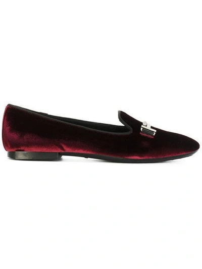 Shop Tod's Double T Slippers