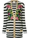 GUCCI striped cardigan,DRYCLEANONLY