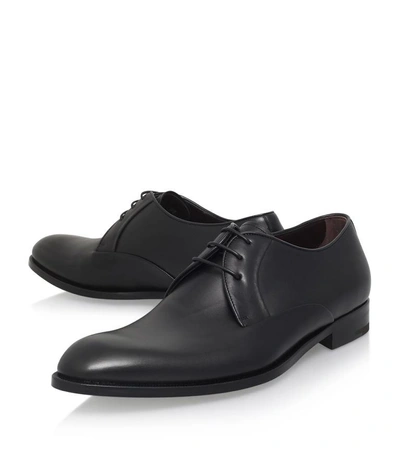 Shop Ermenegildo Zegna Avenue Flex Derby Shoes In Black