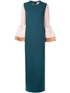 ROKSANDA contrast sleeve dress,AW17PH1183112175154