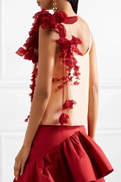 Shop Rosie Assoulin Embellished Jacquard Top