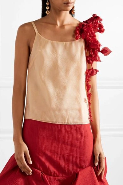Shop Rosie Assoulin Embellished Jacquard Top