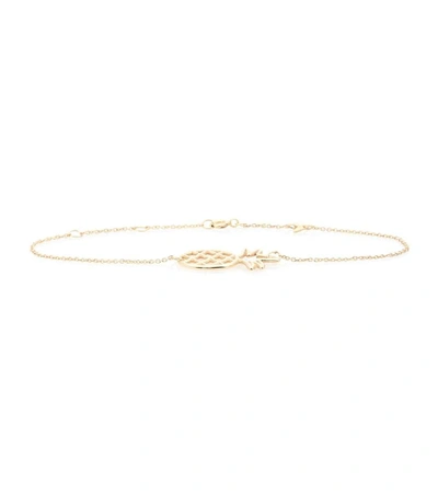 Shop Aliita Pine Chain 9kt Gold Bracelet In No