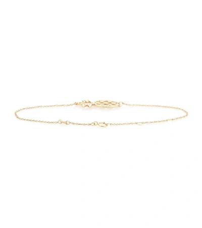 Shop Aliita Pine Chain 9kt Gold Bracelet In No