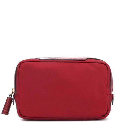 Anya Hindmarch Important Things Clutch In Oxllood