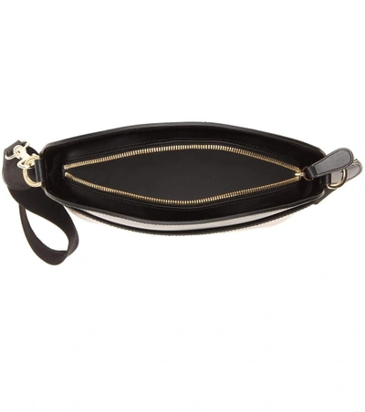 Shop Apc Gaby Leather Shoulder Bag In Black