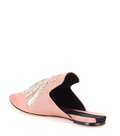 Shop Sanayi313 Exclusive To Mytheresa.com – Ragno Slippers In Careeliae & Silver