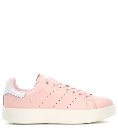 Shop Adidas Originals Stan Smith Bold Leather Sneakers