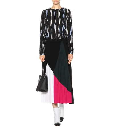 Shop Proenza Schouler Plissee-pleated Skirt In Llack