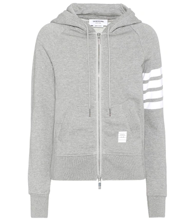 Shop Thom Browne Cotton Sweatshirt In Light Grey