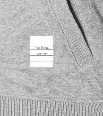 Shop Thom Browne Cotton Sweatshirt In Light Grey