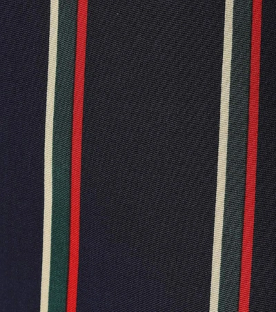 Shop Polo Ralph Lauren Striped Silk Shirt Dress In Multicoloured
