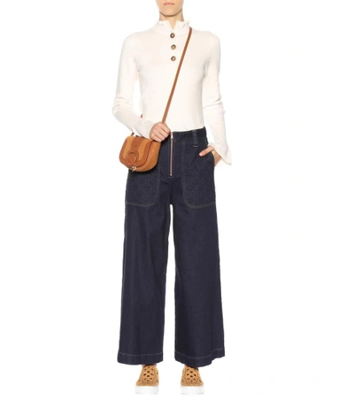 Shop See By Chloé Wide-leg Jeans In Blue