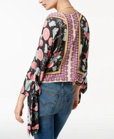 Shop Free People Freshly Squeezed Printed Top In Red