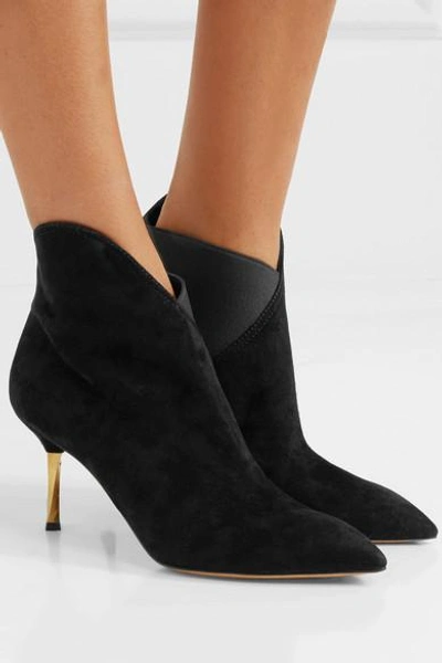 Shop Valentino Suede Ankle Boots